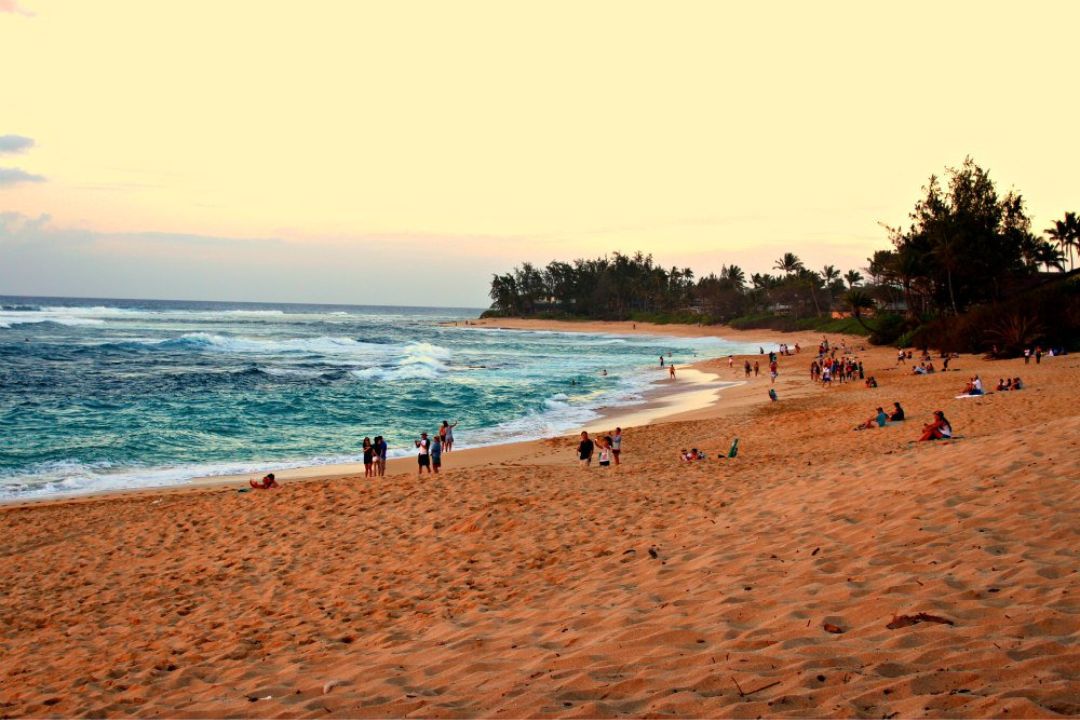 Sunset Beach, one of the best beaches in Hawaii