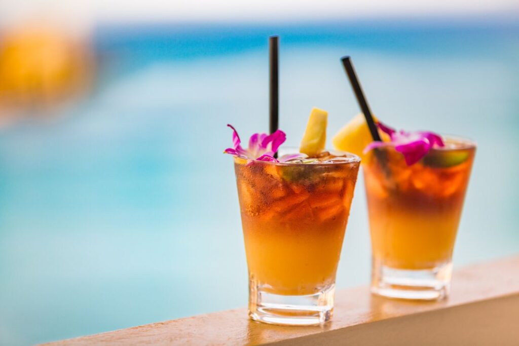 Cocktails in French Polynesia