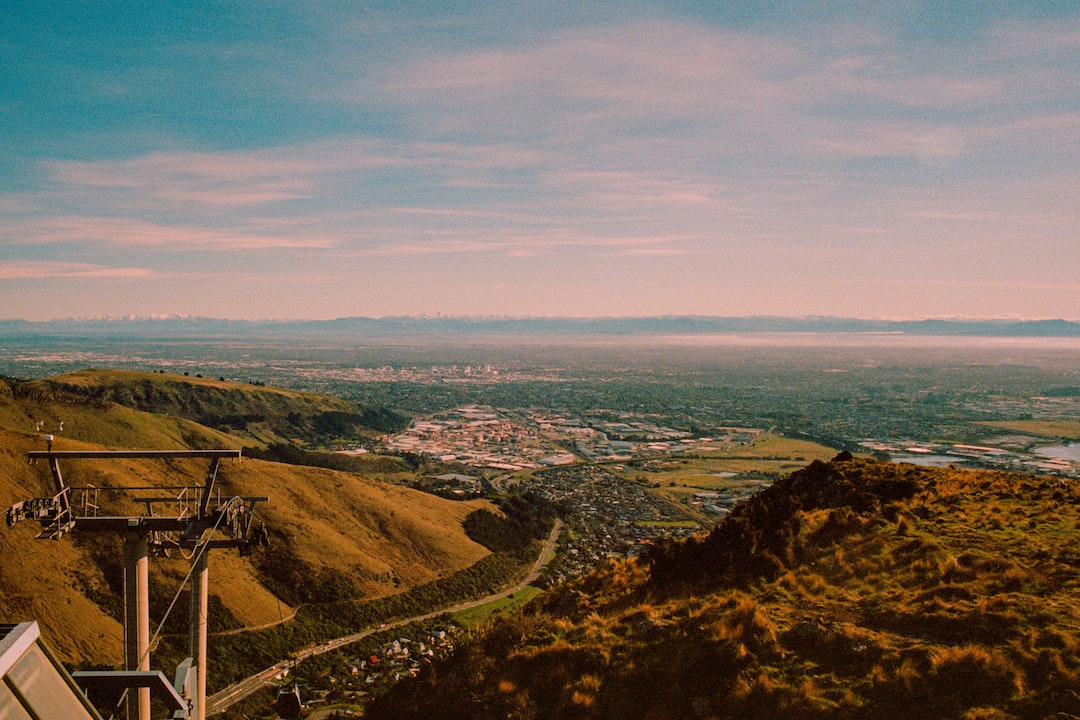 View over Christchurch from gondola